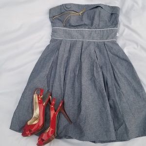 Jodi Kristopher Denim Colored Dress EUC Size 5